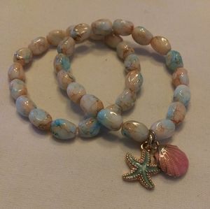 See Photos 7"/71/2" Stretch Style Charm Bracelets